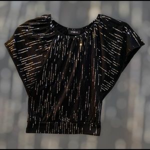 Amy Byer sequin shirt